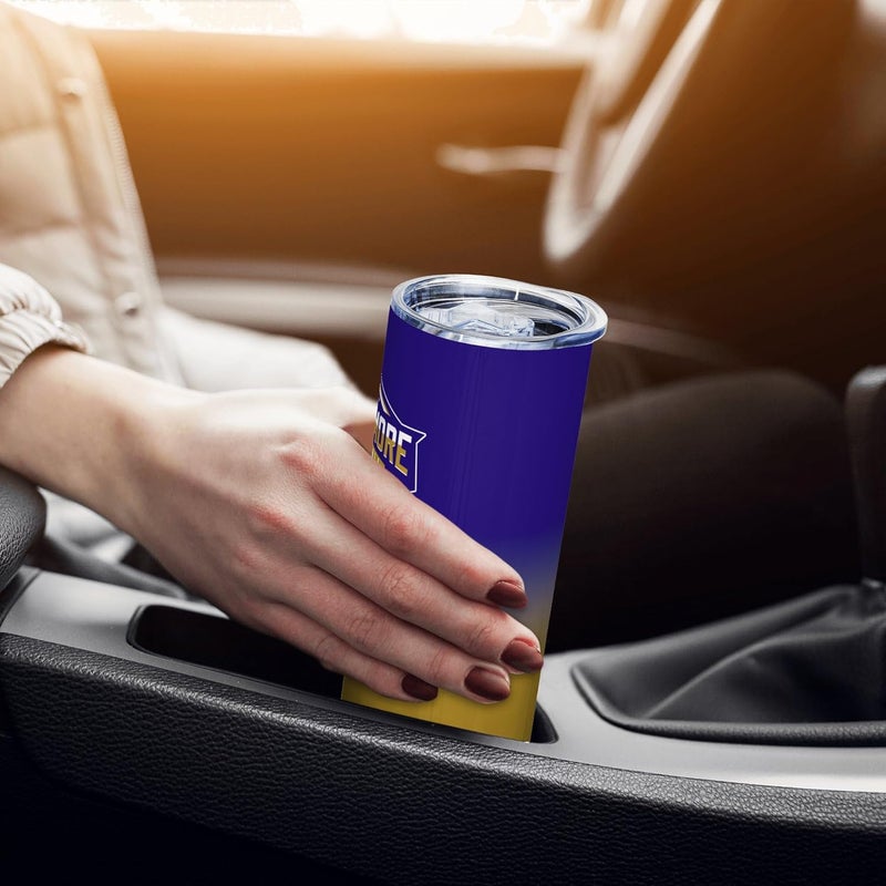 Suswoos Baltimore EST 1996 Tumblers 20oz Straight Skinny Car Cups Sports Travel Coffee Mug,Stainless Steel,Insulated,Classic Collection Gifts for Men Women Fans. - Image 5